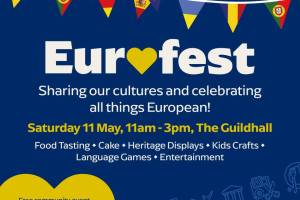 Promotional poster for Eurofest event on 11 May 2024