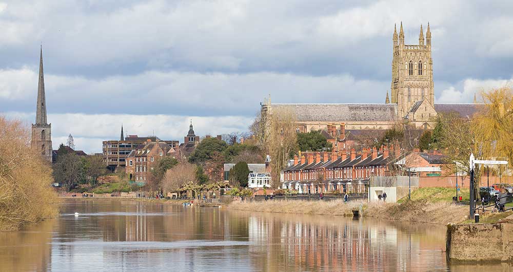 Riverside with Worcester Cathedral
