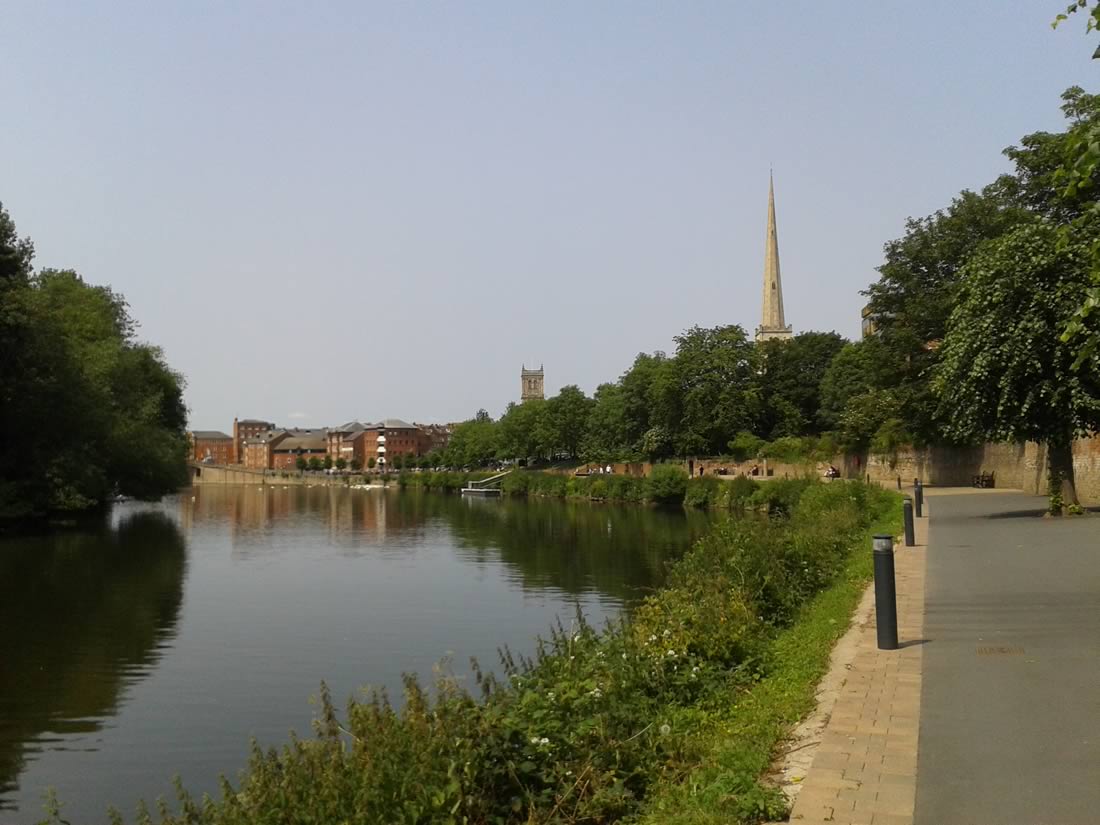 Riverside on the River Severn